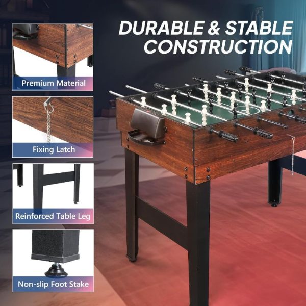 6-in-1 Multi Game Table for Adults