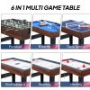 6-in-1 Multi Game Table for Adults