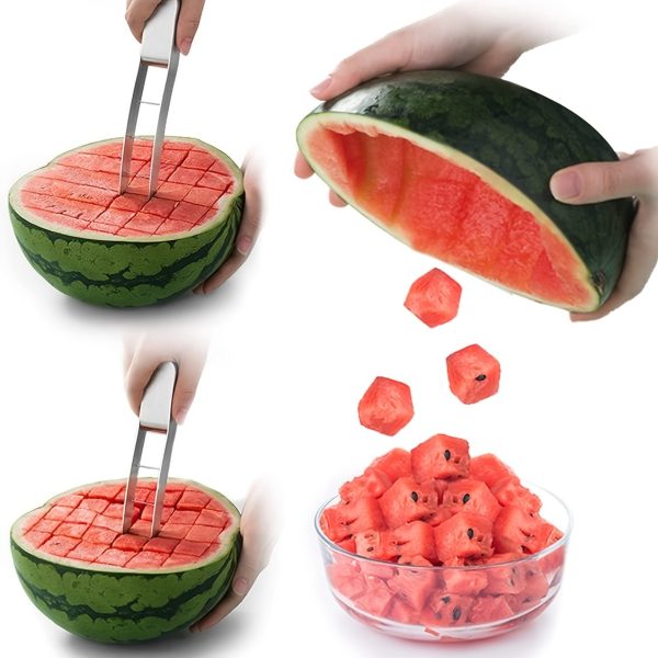 Stainless Steel Watermelon Cube Cutter