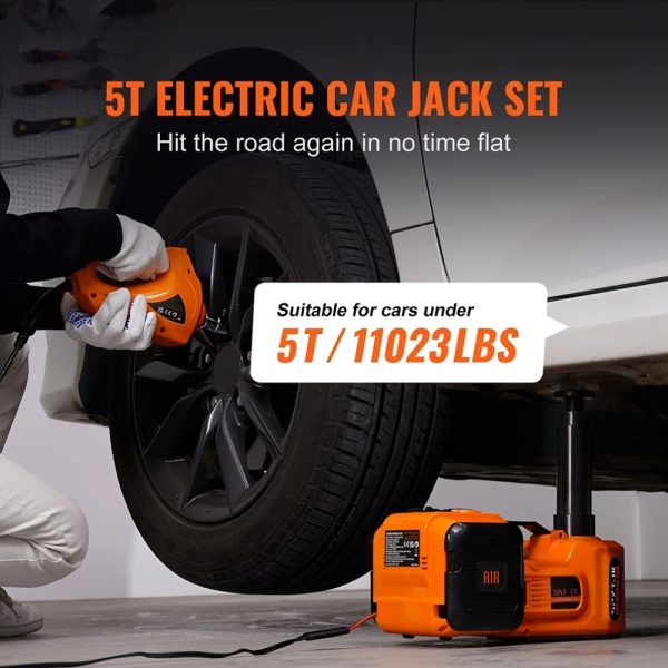 5-Ton 12V Electric Hydraulic Car Jack Kit