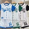 6pcs Baseball-Themed Summer Sports Jersey Set