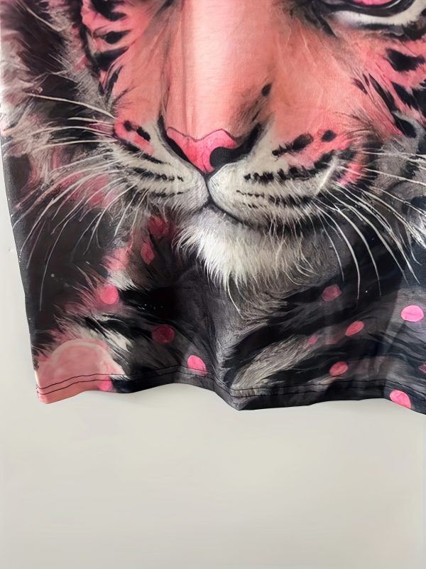Graphic Print T-shirt Short Sleeve Casual Top