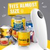 One-Touch Automatic Can Opener With Smooth Edge