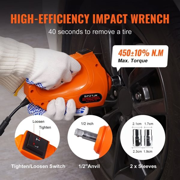 5-Ton 12V Electric Hydraulic Car Jack Kit