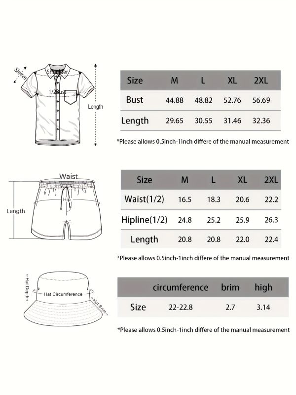 Men's 3-Piece Set Chain Print
