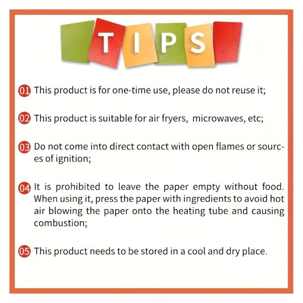 50/100pcs Air Fryer Liners