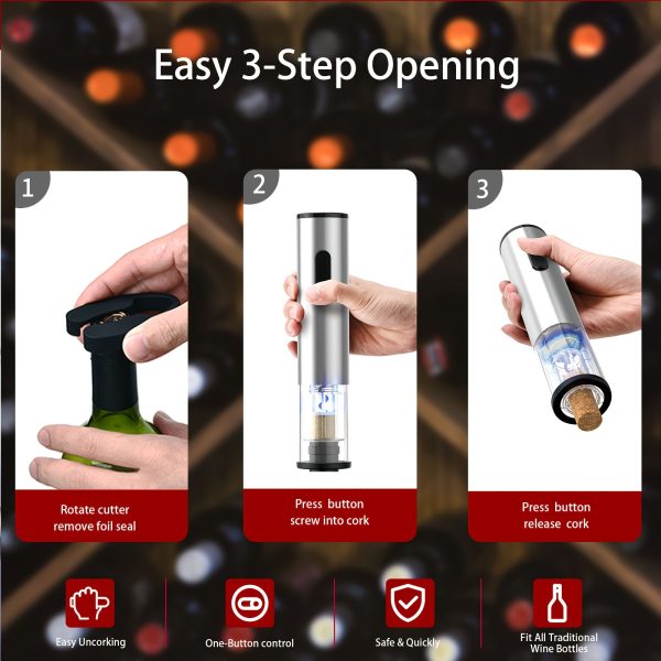 6-in-1 Rechargeable Electric Wine Opener