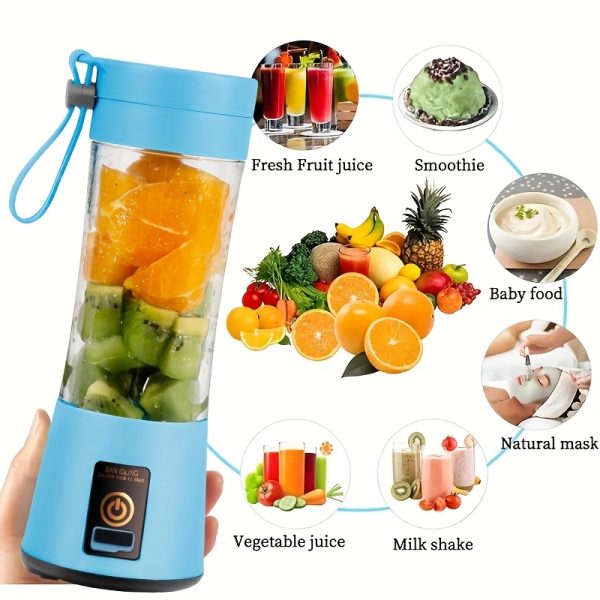 Portable Wireless Mini Juicer Blender