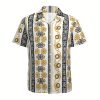 Stylish Golden Baroque: Men's Luxury Outfit with Hat