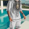 Casual Men's T-Shirt & Shorts Suit Breathable 3D Print