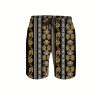 Luxury Black Baroque Men's Short Set