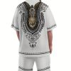 Casual Men's T-Shirt & Shorts Suit Breathable 3D Print