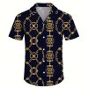 Men's 3-Piece Set Chain Print
