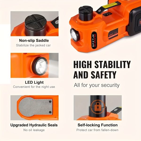 5-Ton 12V Electric Hydraulic Car Jack Kit