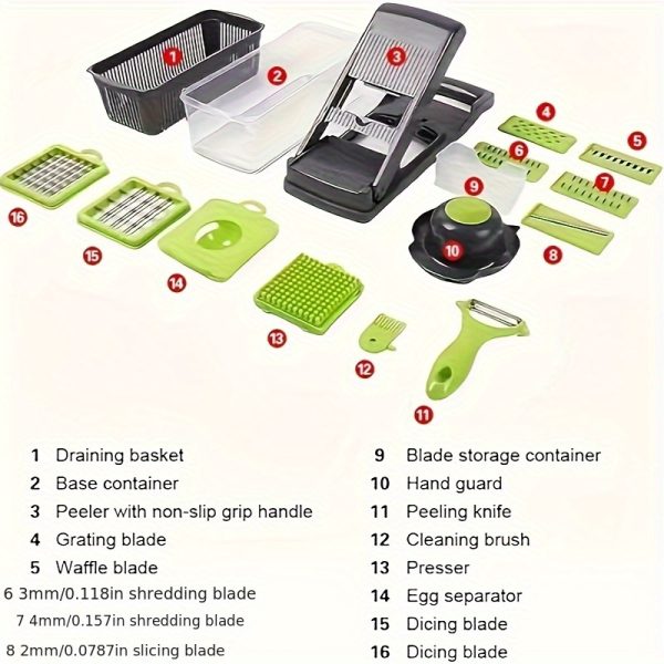 Professional Onion & Vegetable Shredder