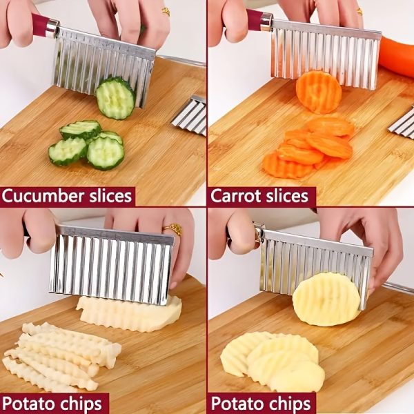 Stainless Steel Crinkle Cutter