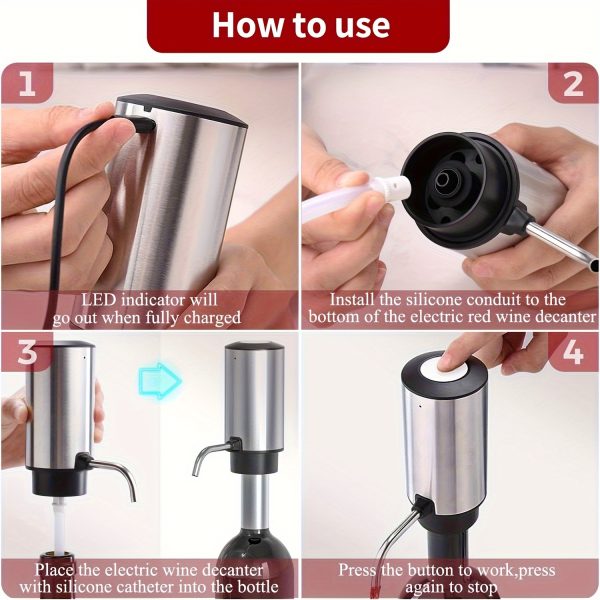 USB Rechargeable Wine Pourer